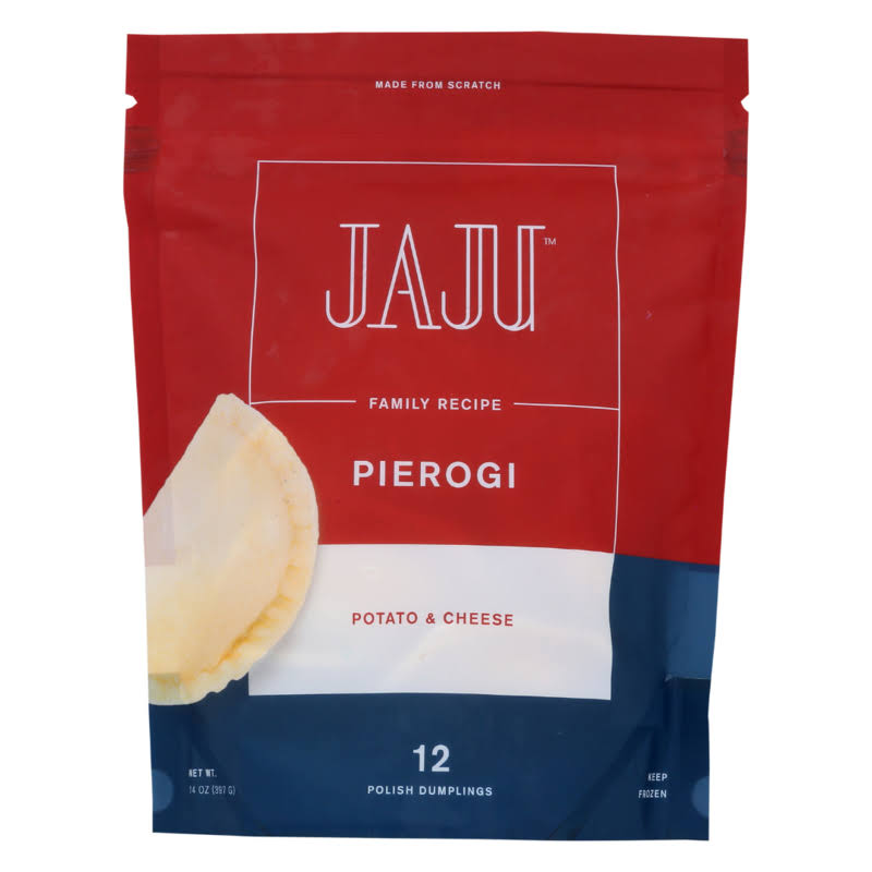 Jaju Polish Dumplings, Potato & Cheese, Pierogi - 12 dumplings, 14 oz