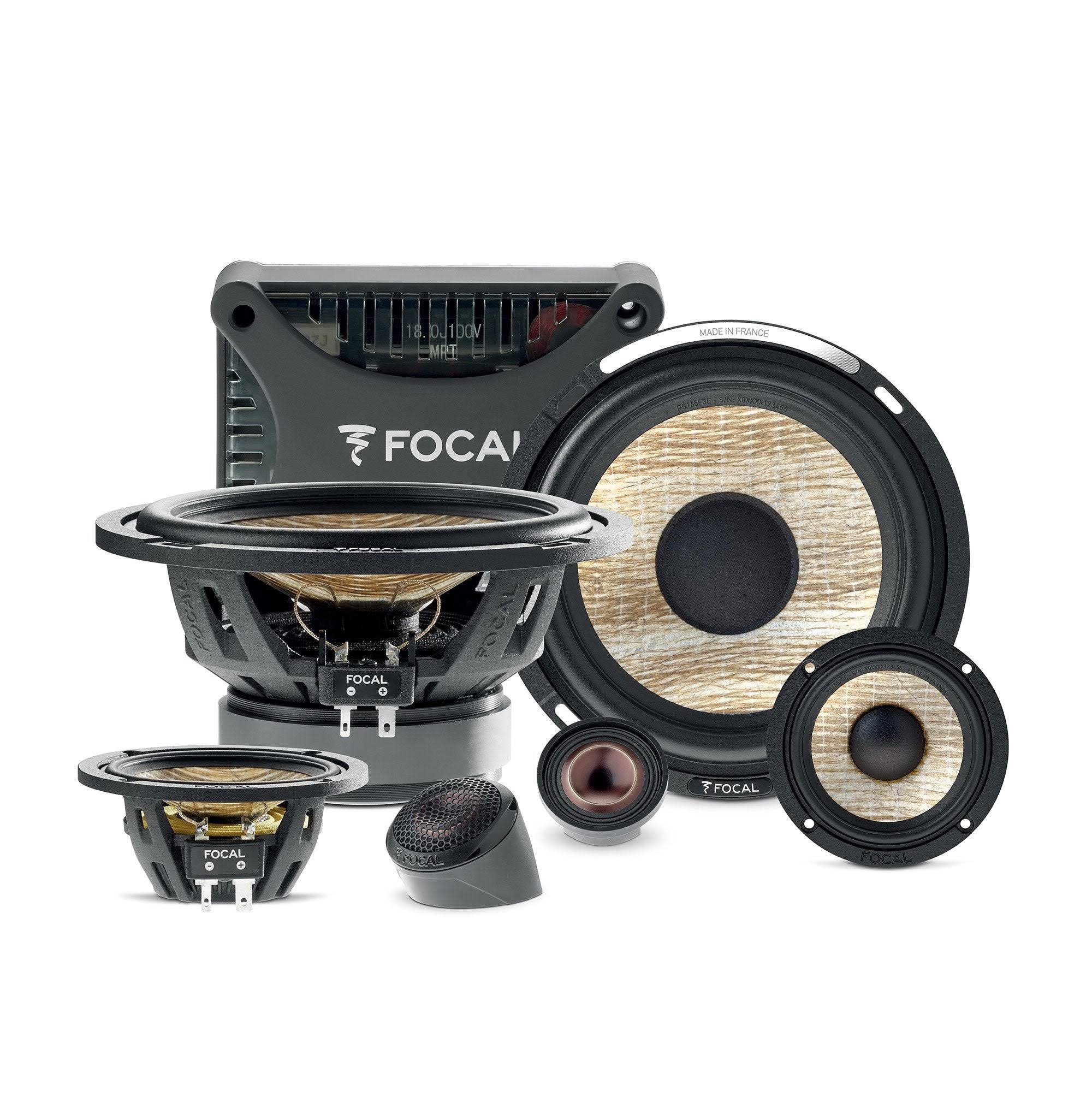 Focal FLAX EVO 6.5 3-Way Component Kit (Pair) ,