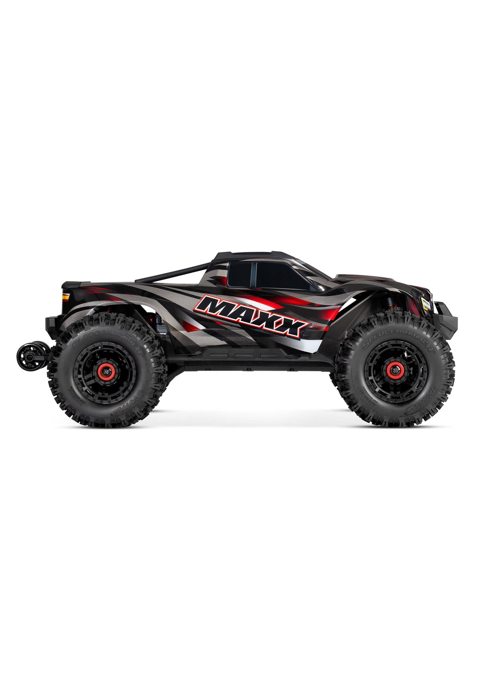 Traxxas 89086-4 Maxx V2 with WideMaxx 1/10 Electric RC Monster Truck Red