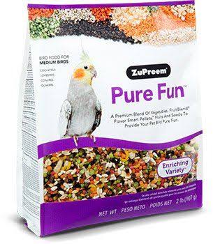 Zupreem Pure Fun Premium Blend Bird Food