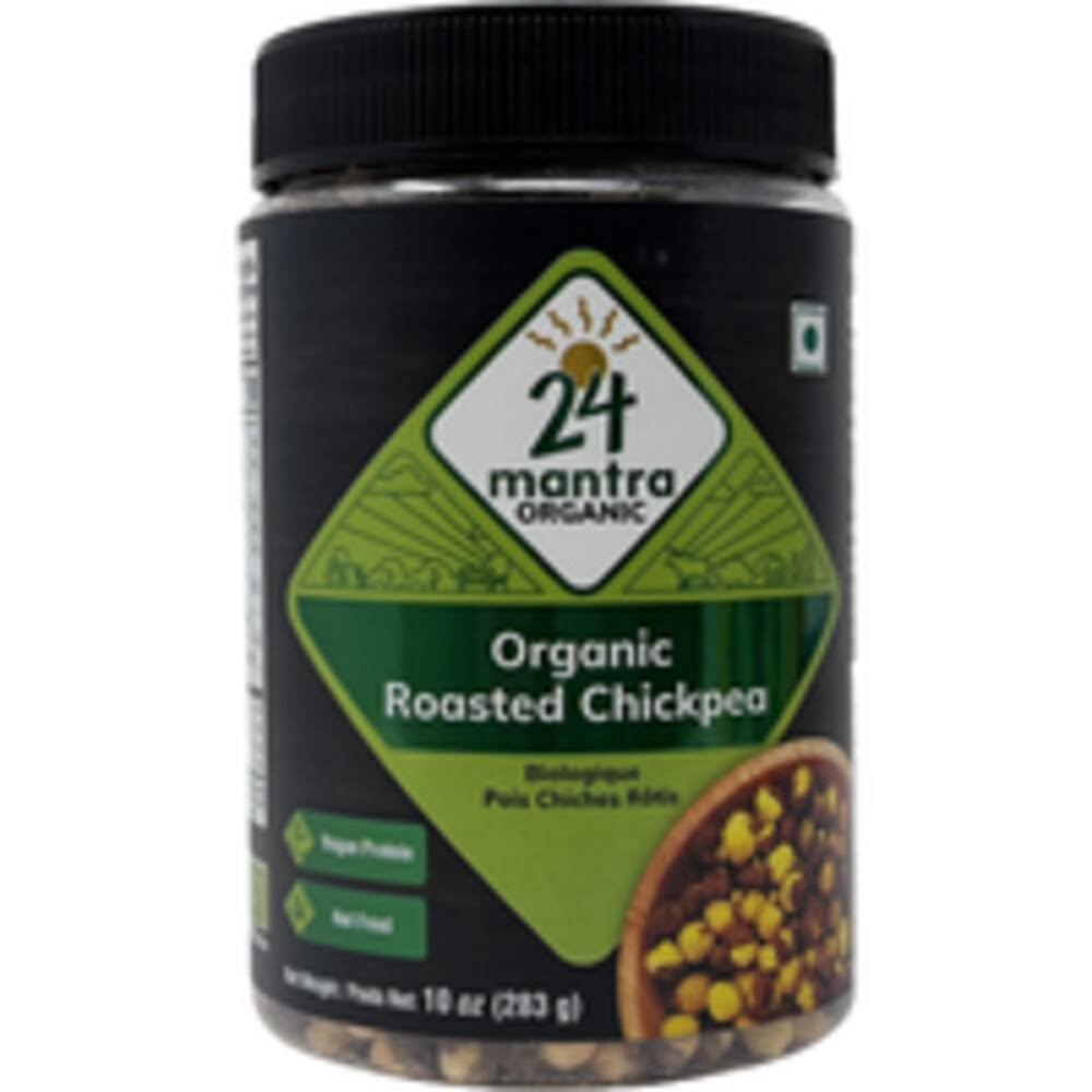 24 Mantra Organic Roasted Chickpeas - 10 oz (283 gm)