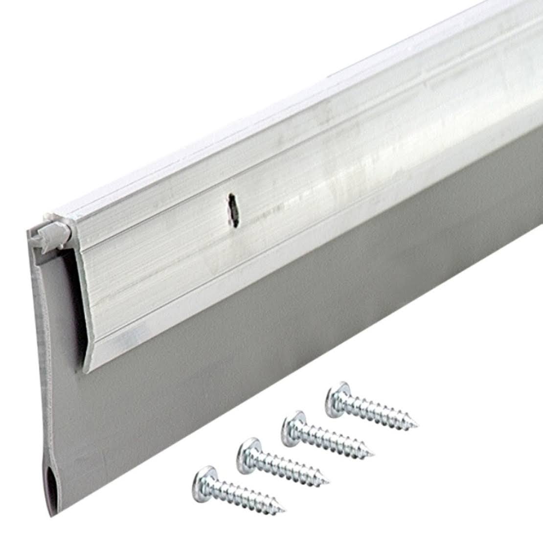 MD Building Products Heavy Duty Aluminum and Vinyl Door Sweep - 2" x 36"