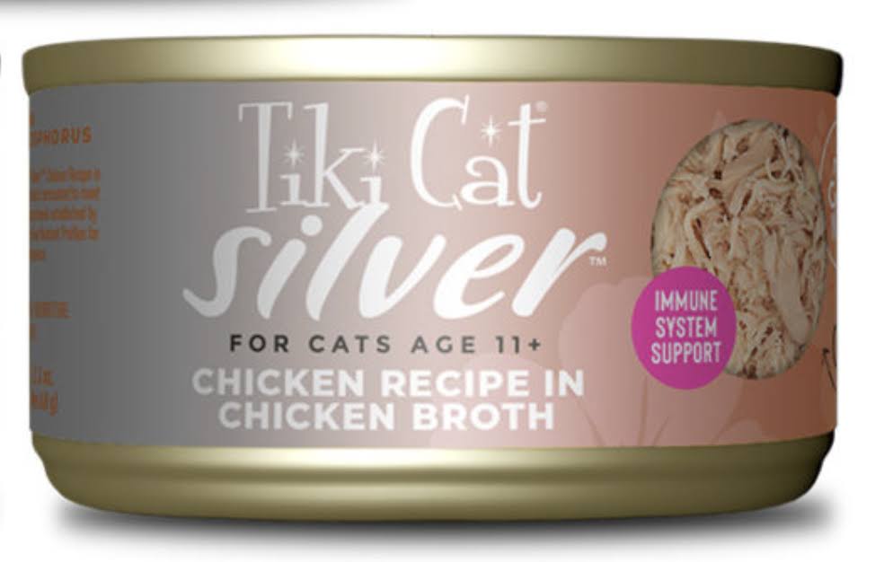Tiki Cat 2.4oz Silver Chicken
