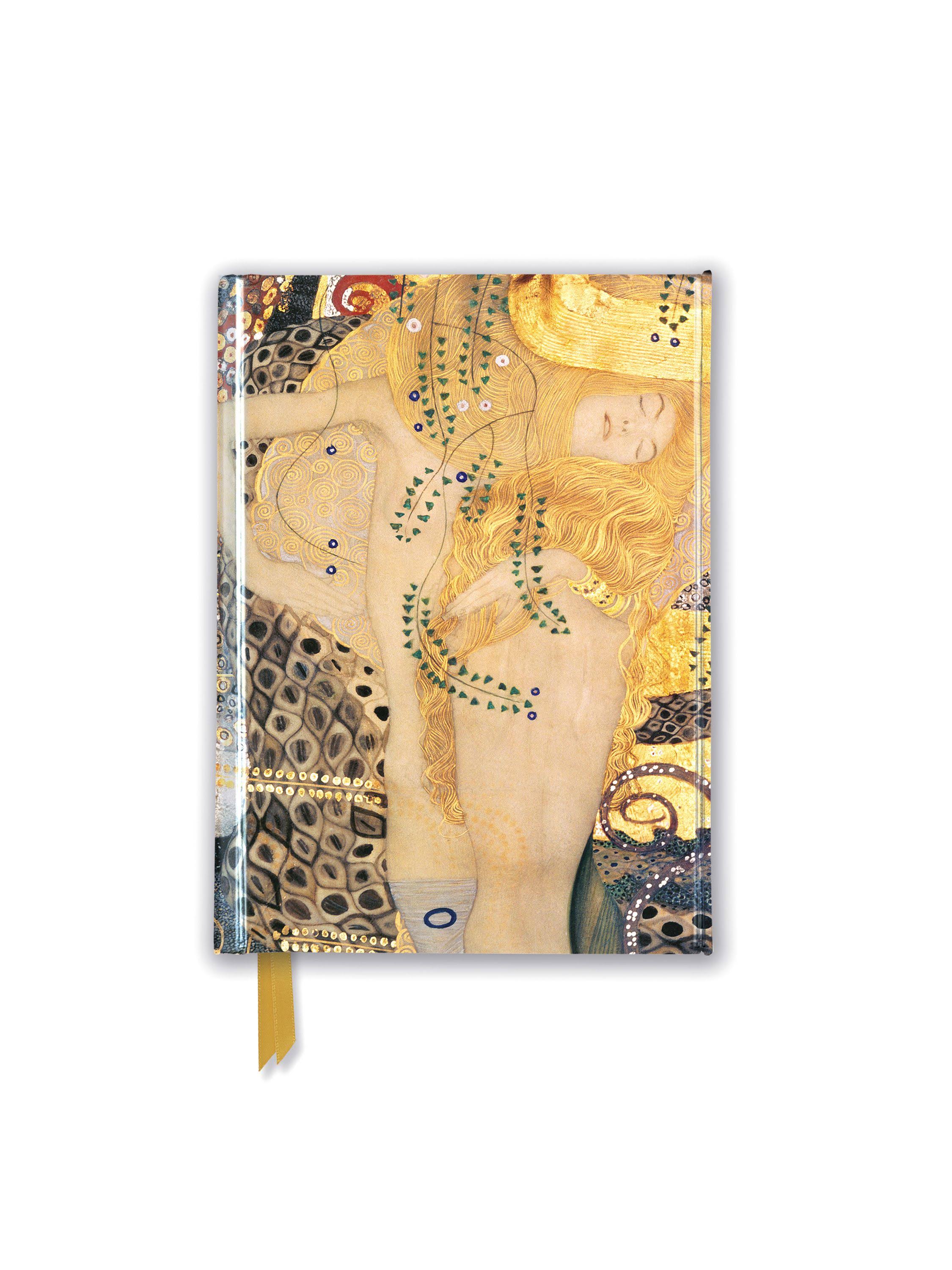 Gustav Klimt: Water Serpents I (Foiled Pocket Journal) 9781787550599