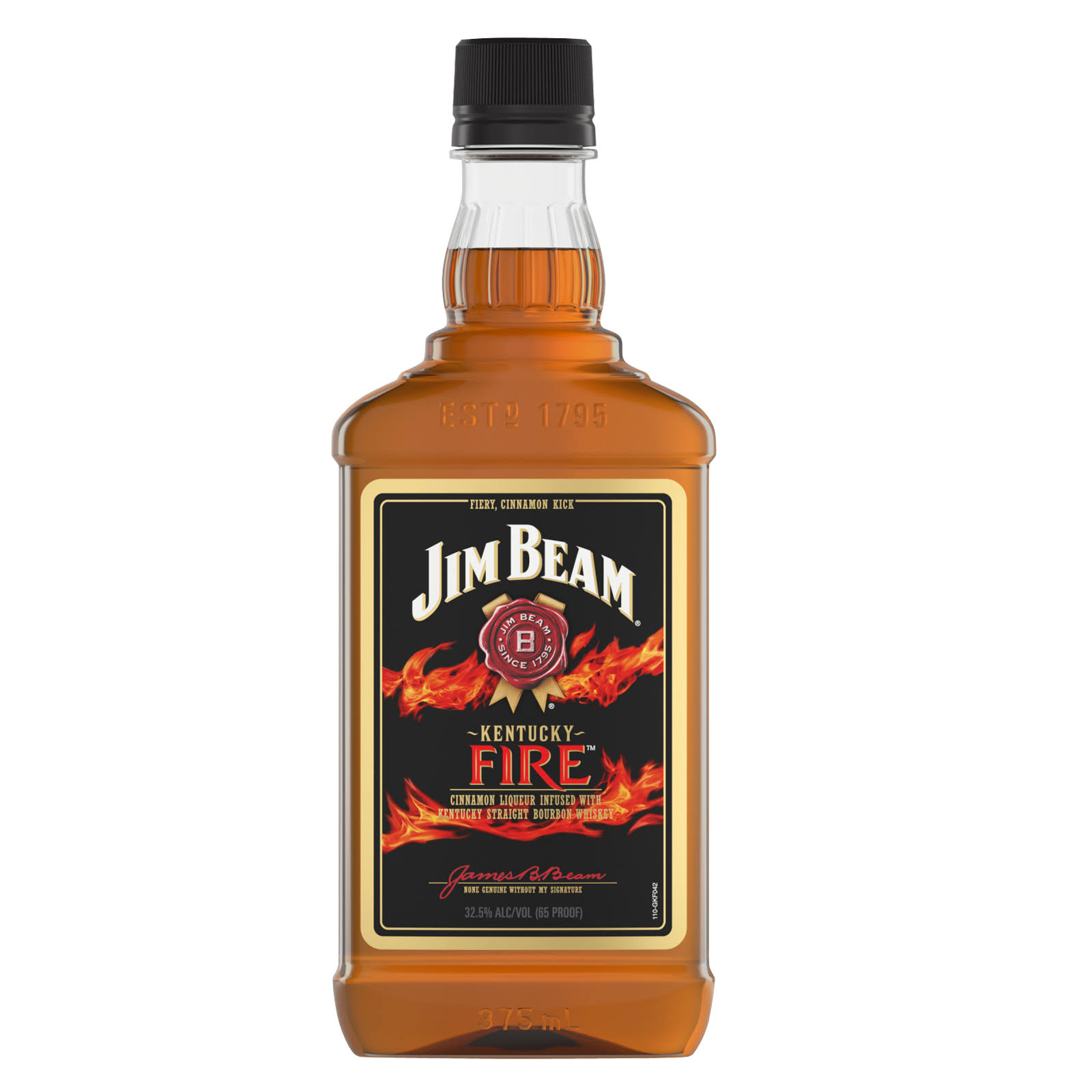 Jim Beam Kentucky Fire Bourbon Whiskey - 375.0 ml