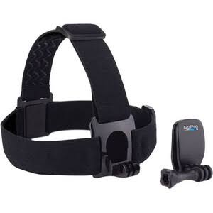 GoPro Headstrap Mount and Quick Clip - Black