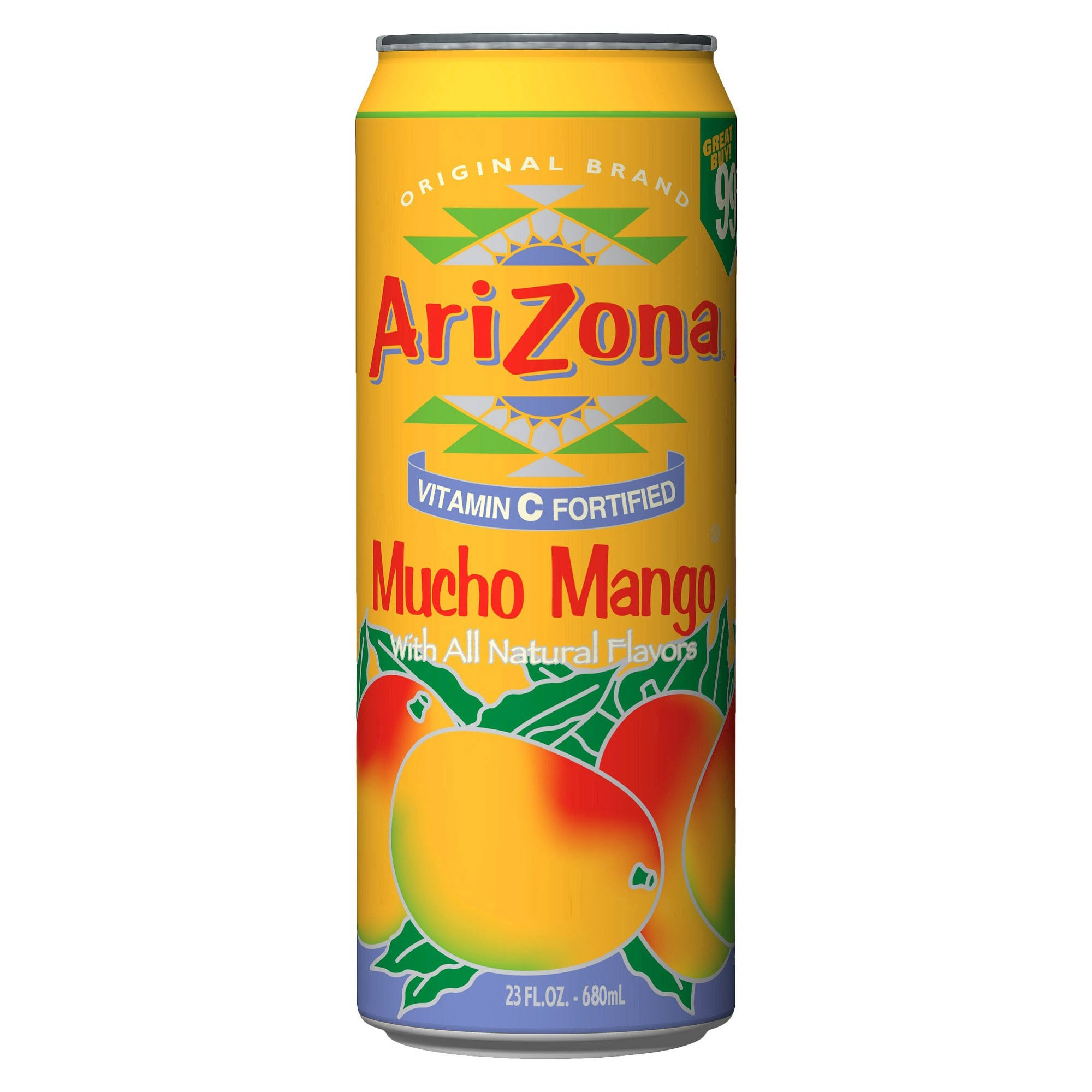 Arizona Fruit Juice Cocktail - Mucho Mango, 23oz