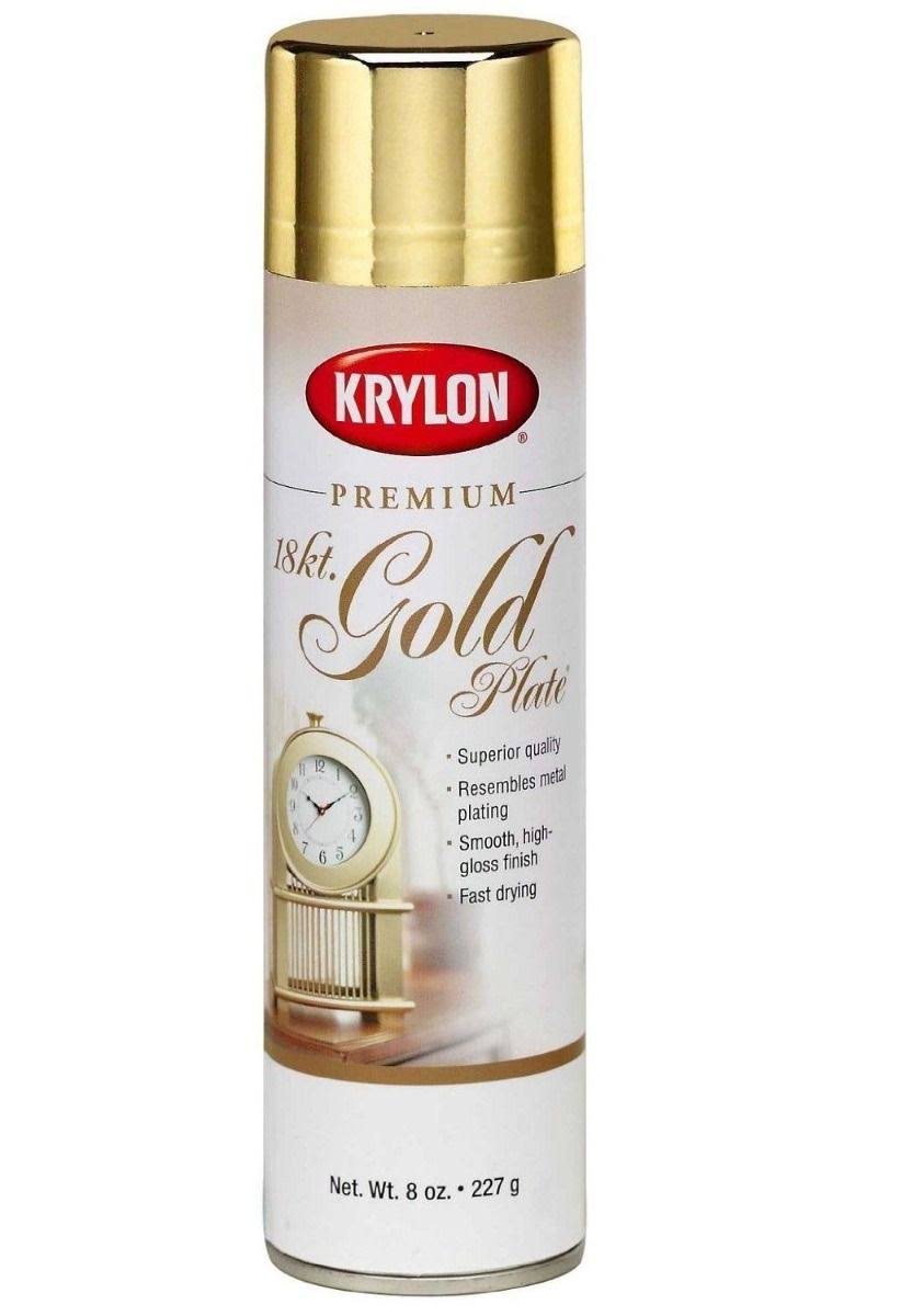 Krylon Metallic Spray Paint - 240ml, Original Chrome