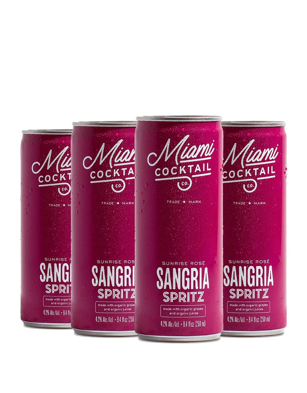 Miami Cocktail Co. Organic Sangria Spritz Cans (4 Pack)