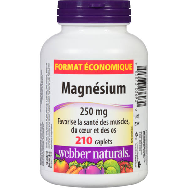 Webber Naturals Magnesium 250 Mg Caplets