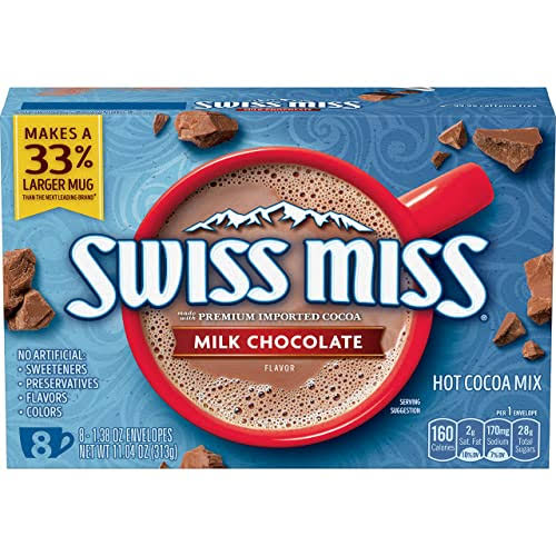 Swiss Miss Hot Cocoa Mix - Milk Chocolate, 8ct