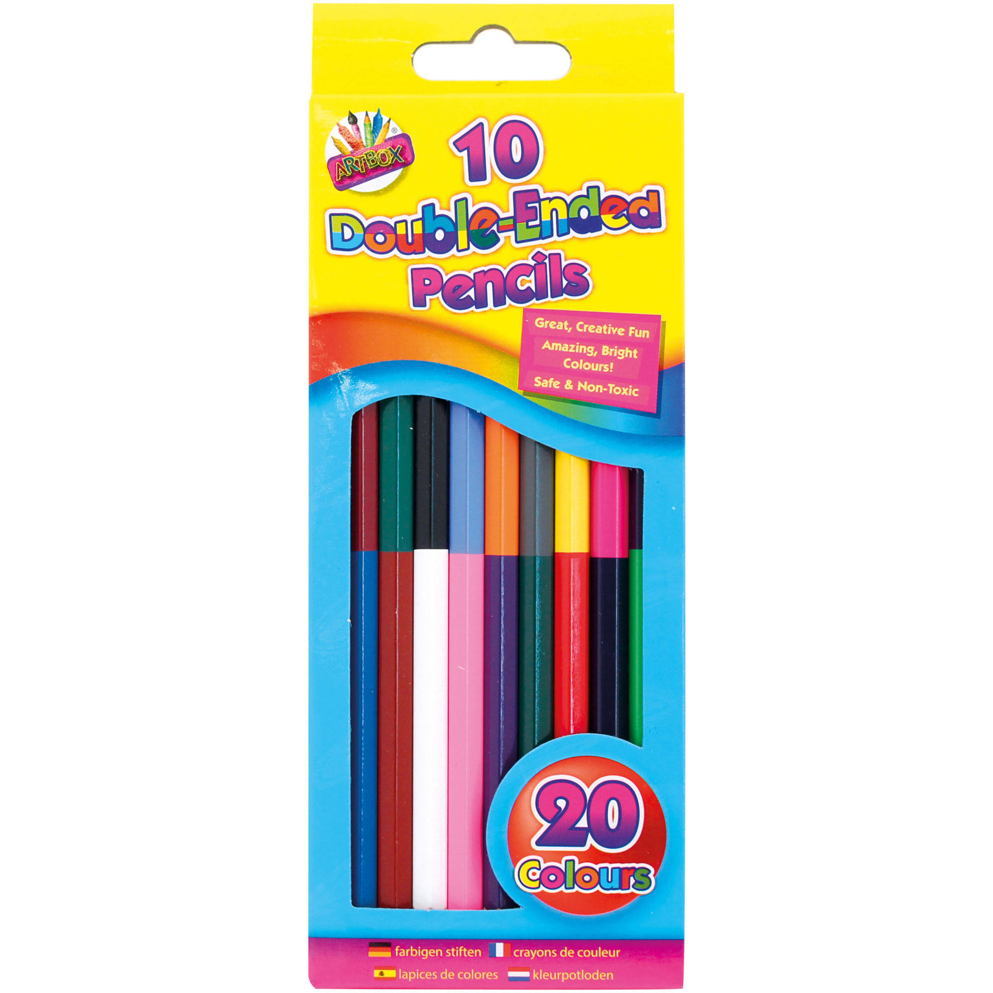 Pack of 10 Double Ended Colouring Pencils