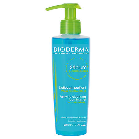 Bioderma Sebium Purifying Foaming Gel - 6.67 fl oz bottle