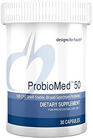 Designs for Health ProbioMed 50 Dietary Supplement - 30ct