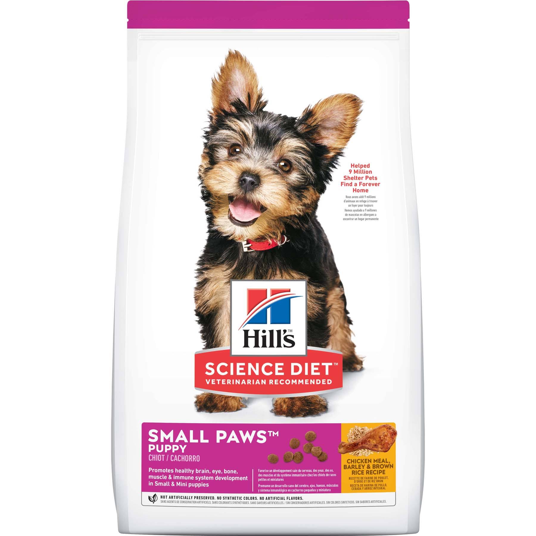Hill's Science Diet Puppy Small & Toy Breed Premium Natural Dog Food