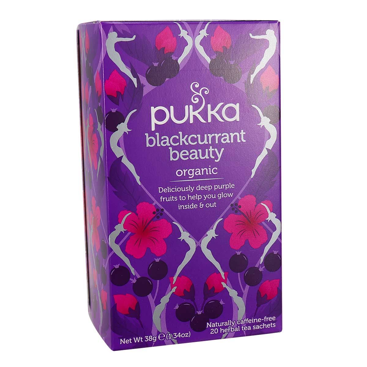 Pukka Tea Blackcurrant Beauty 20 Sachets Organic