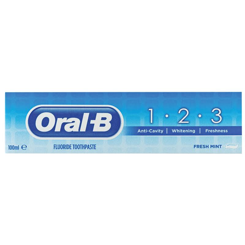 Oral B 123 Fresh Mint Toothpaste - 100ml