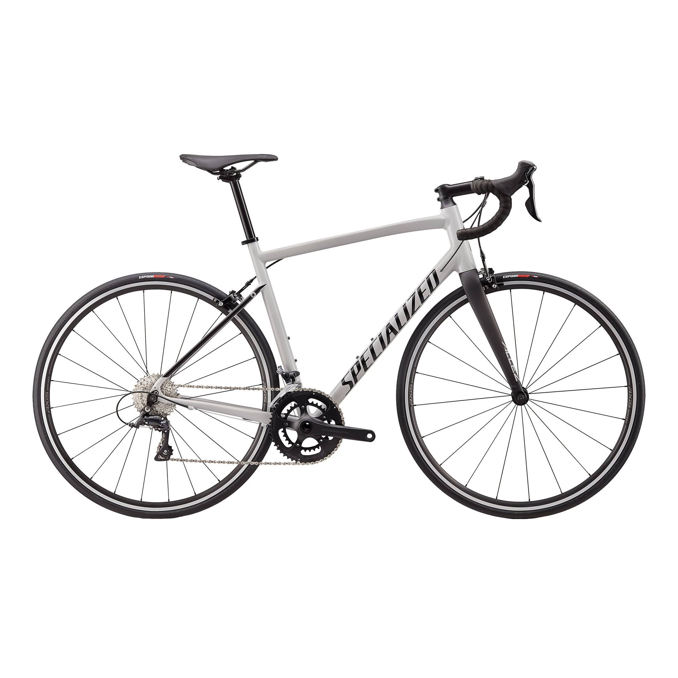 Specialized Allez E5 Sports Bicycle - Gloss Satin Gray/Black, Size 56