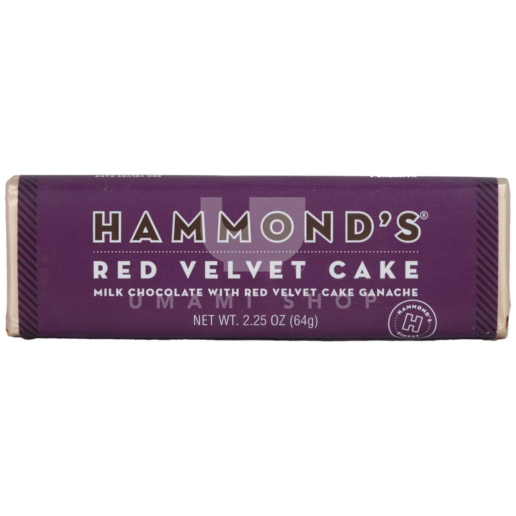 Hammond's Milk Chocolate Filled With Red Velvet Cake Ganache
