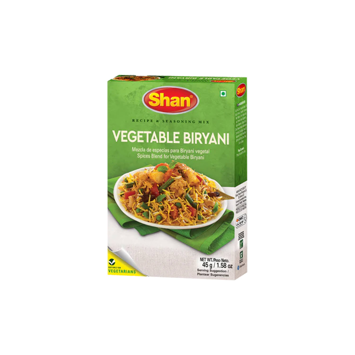 Shan Masala Vegetable Biryani 45g