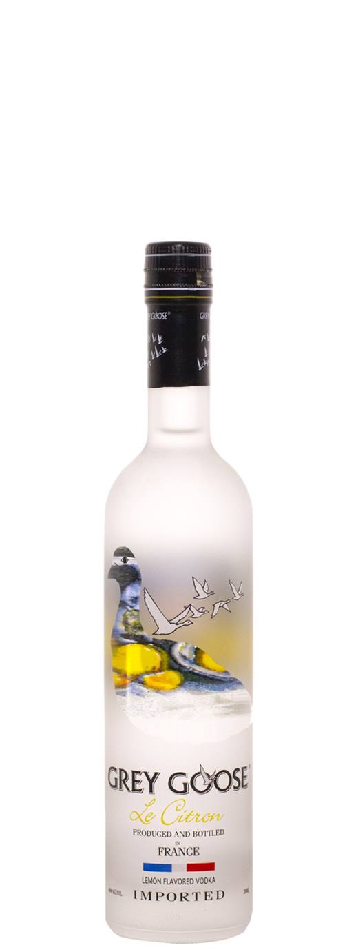 Grey Goose Le Citron Vodka - 200 ml bottle