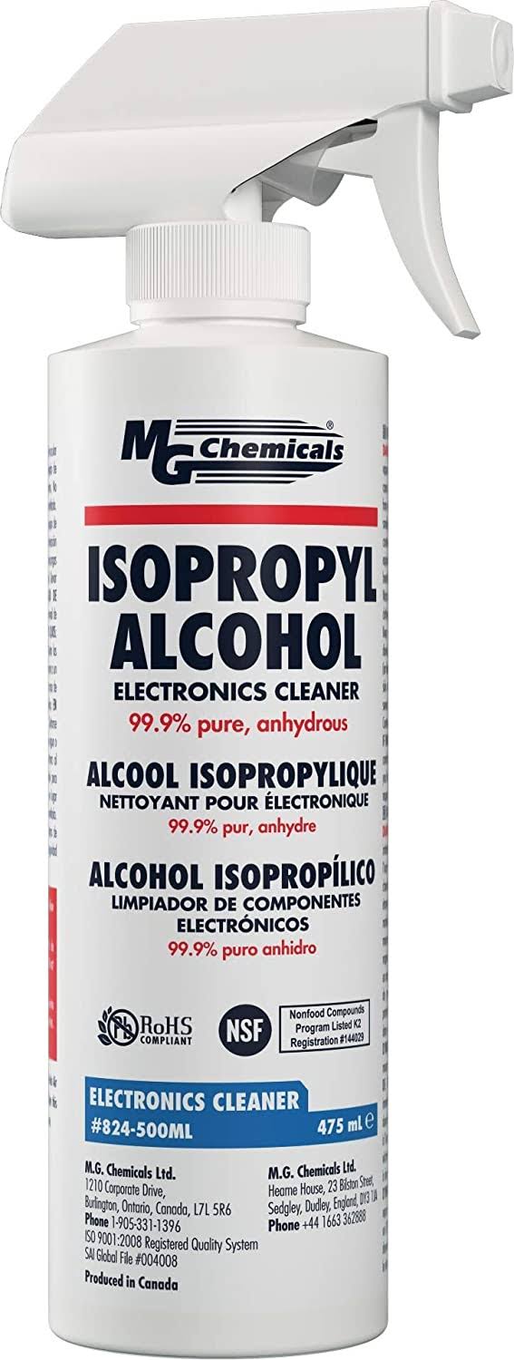 mg Chemicals 824-500ML 99.9% Pure Isopropyl Alcohol