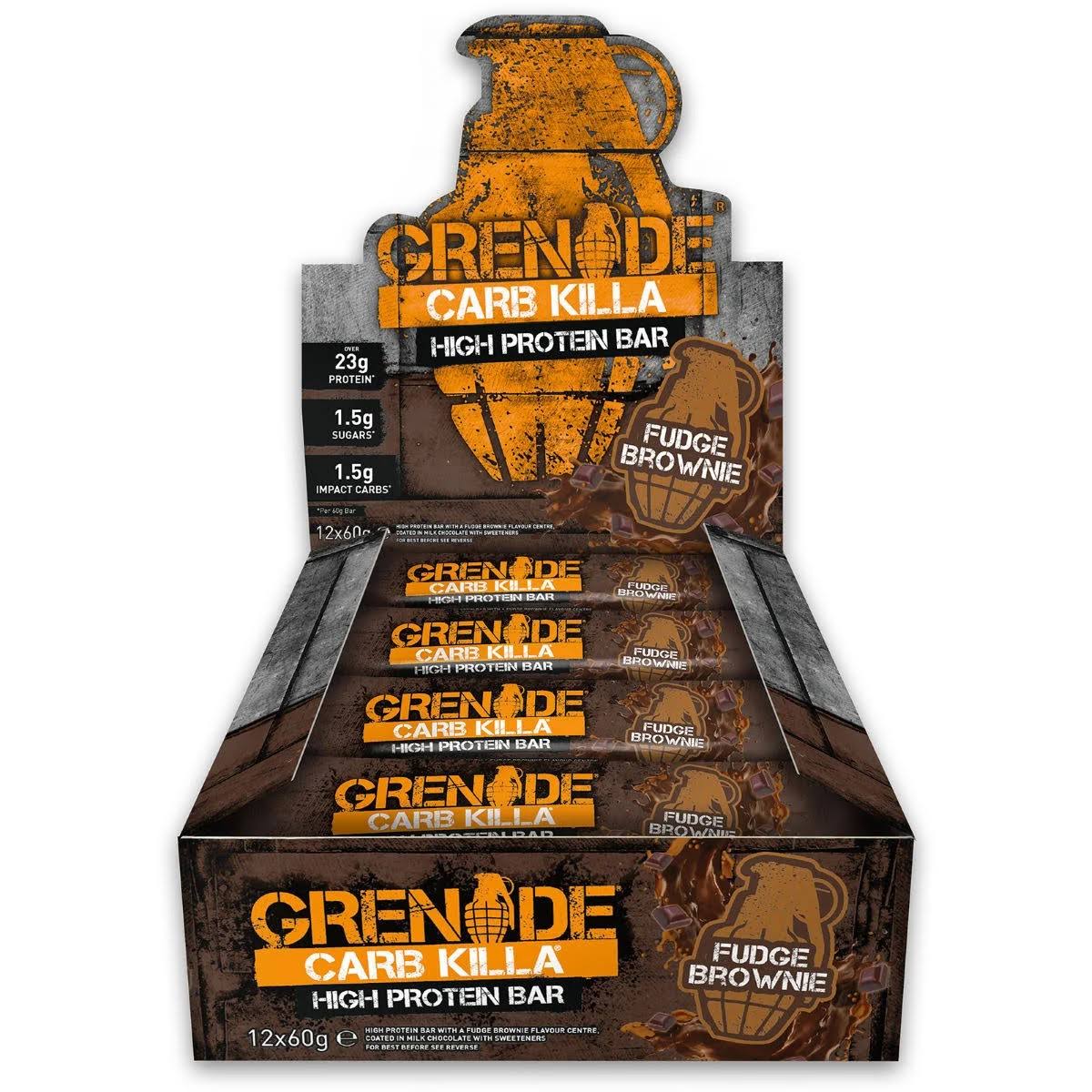 Grenade - Carb Killa, Fudge Brownie - 12 Bars