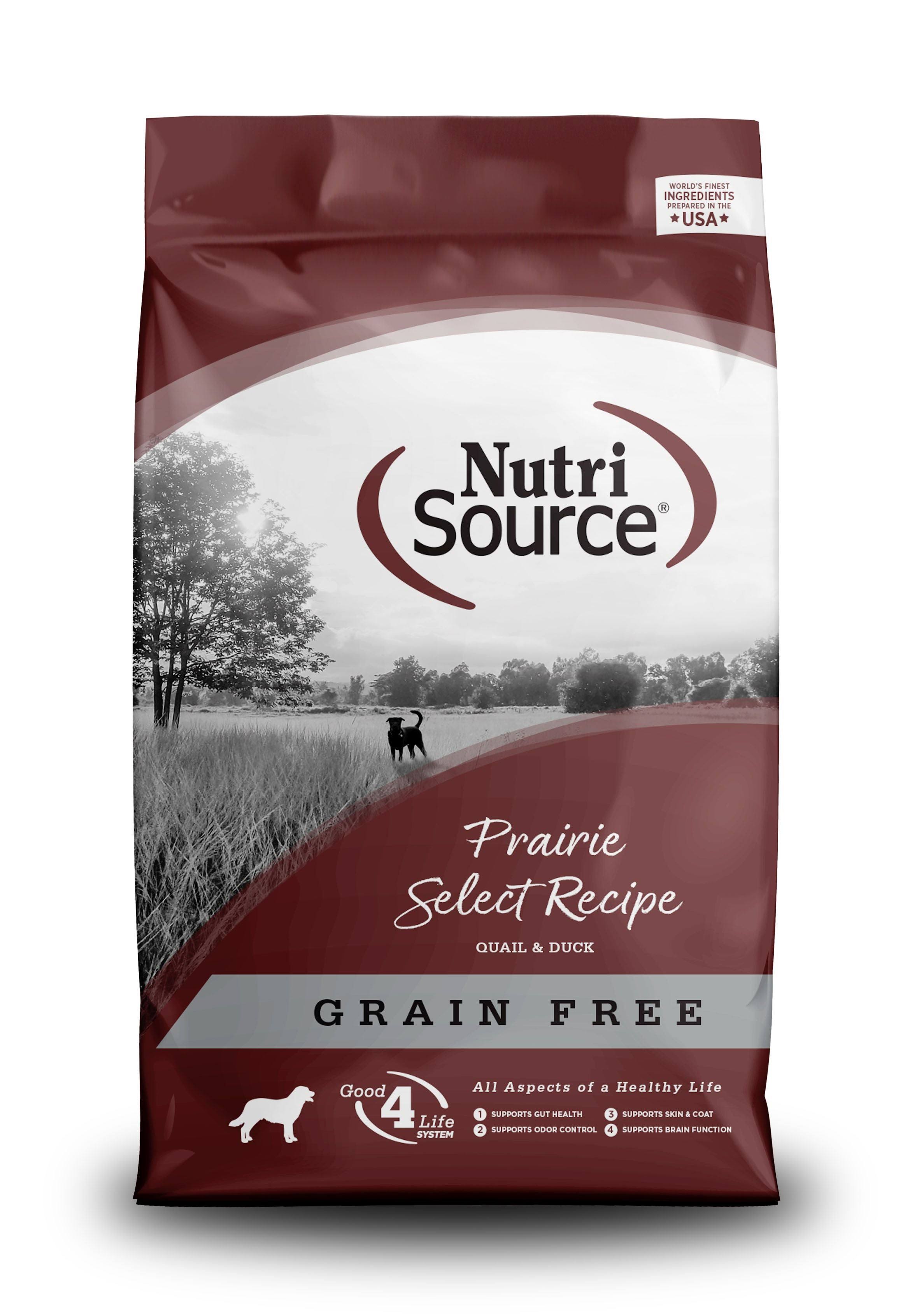 NutriSource Grain Free Prairie Select Dog Food - 30lb