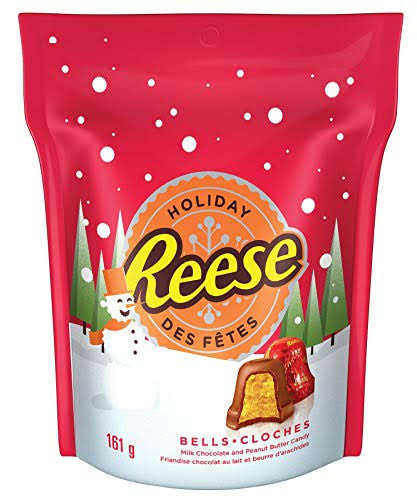 Reese Holiday Peanut Butter Candy Bells - 161g