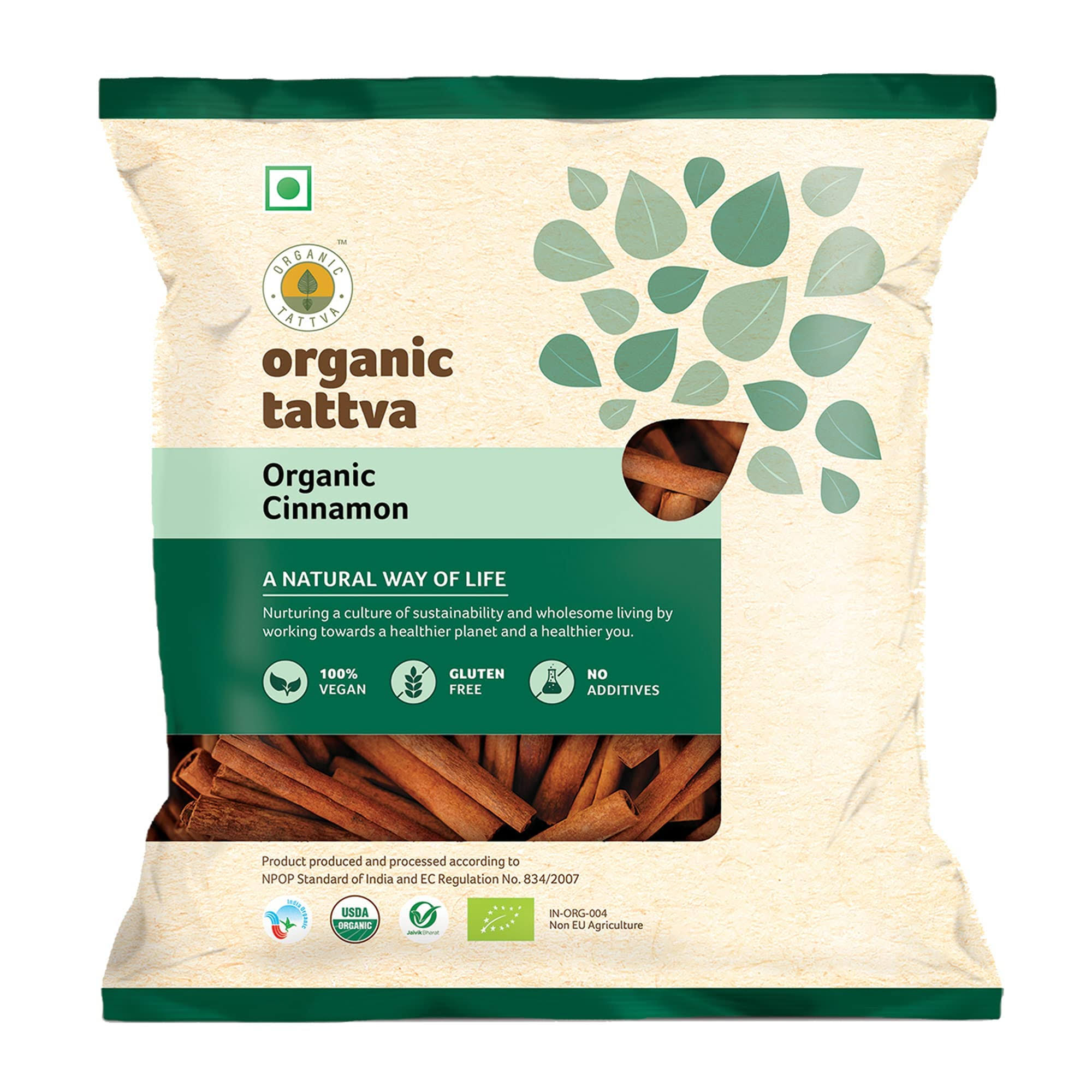 Organic Tattva Cinnamon, 50g