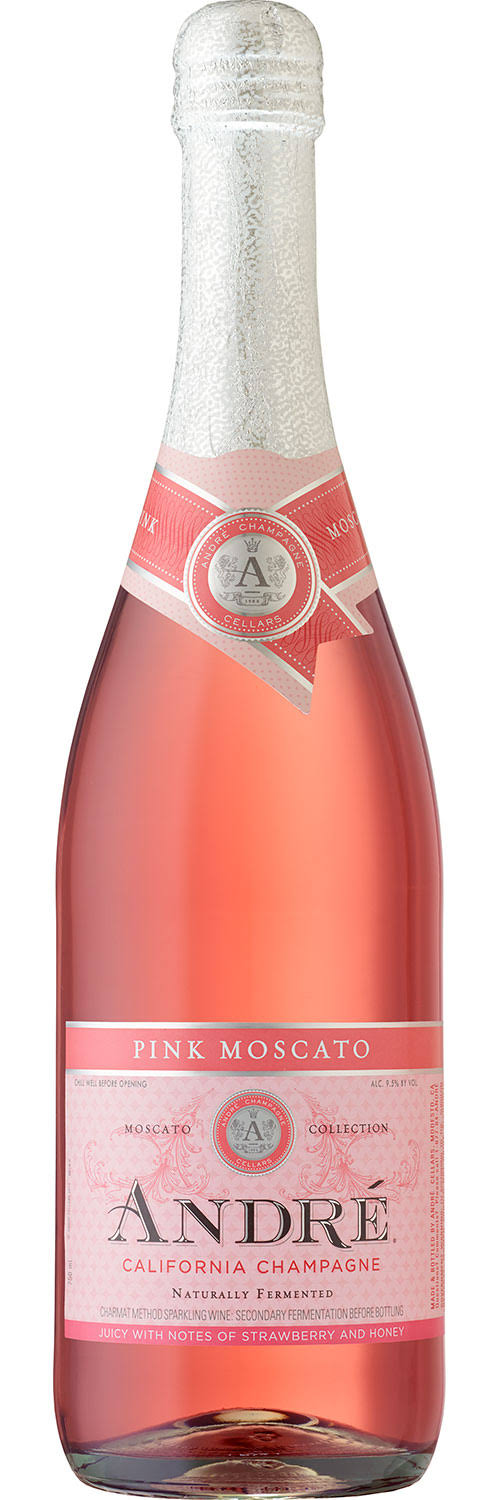 Andre Champagne, California, Pink Moscato, Naturally Fermented - 750 ml