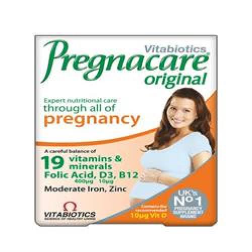 Vitabiotics Pregnacare Original Pregnancy Tablets Pack - 30 Pack