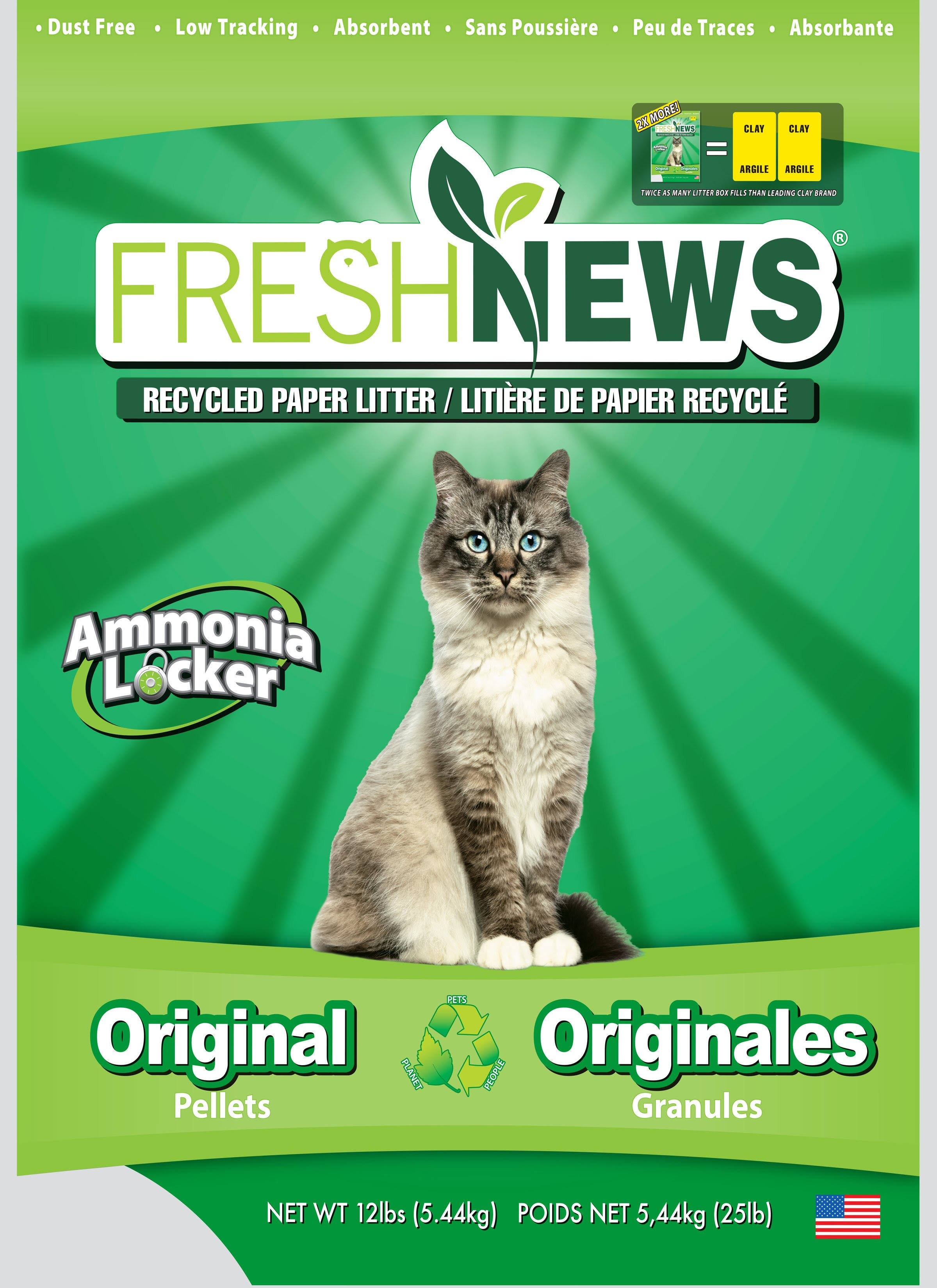 Fresh News Cat Litter - 5.45kg