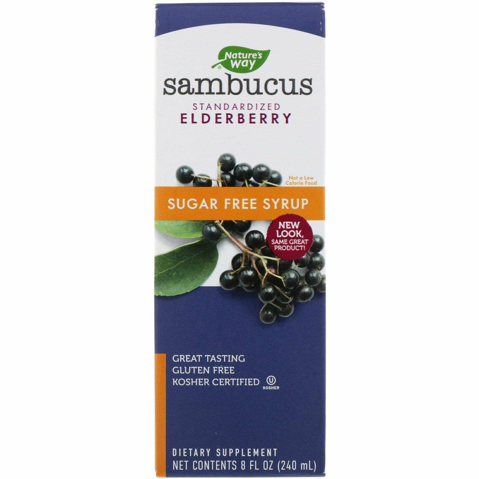 Nature's Way Sambucus Sugar Free Syrup - 8 fl oz