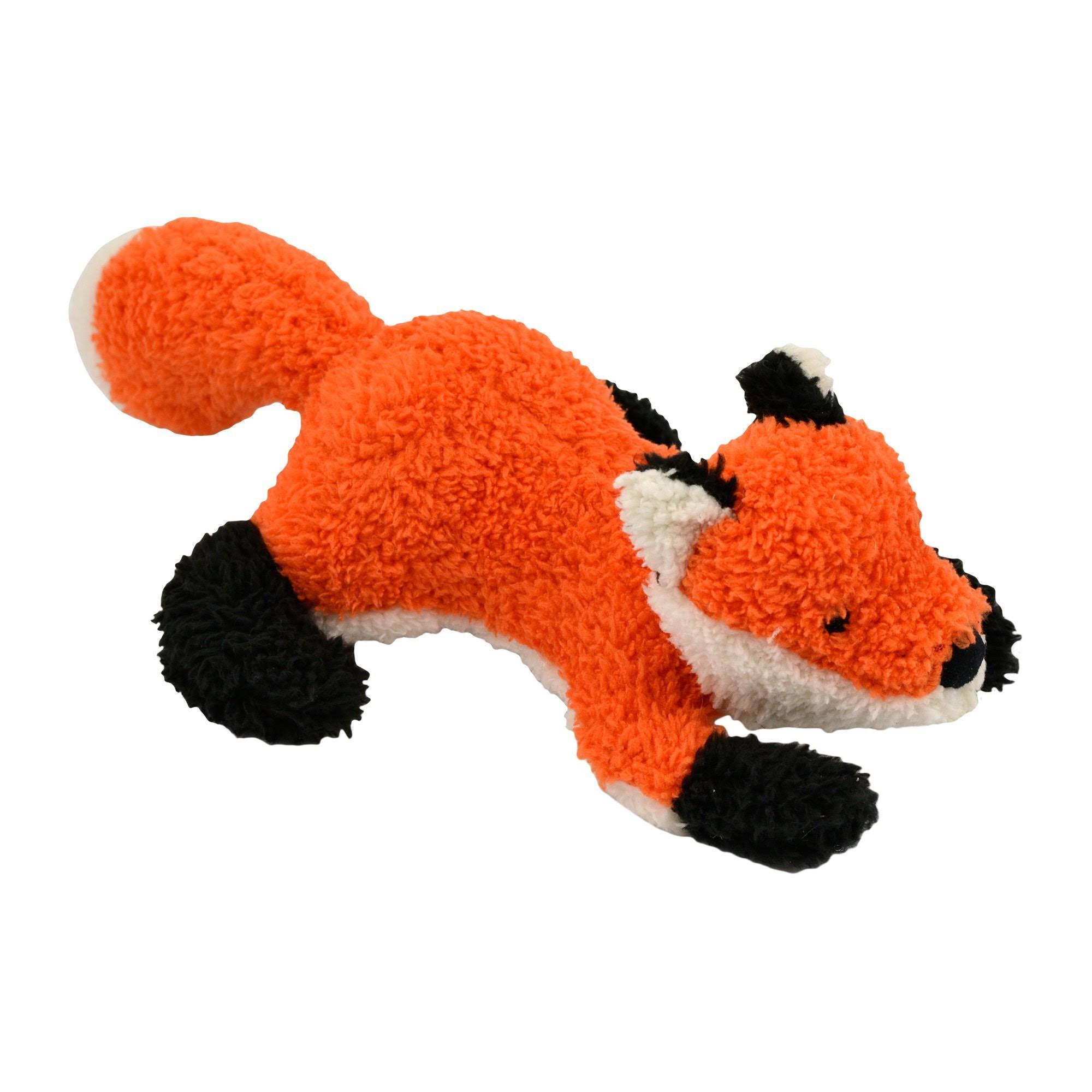 Tall Tails Plush Fox with Squeaker Dog Toy / 12 in