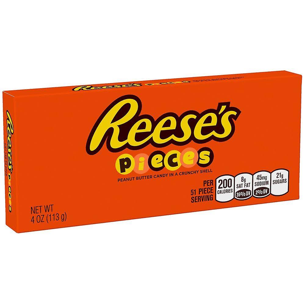 Reeses Pieces Candy, Peanut Butter - 4 oz