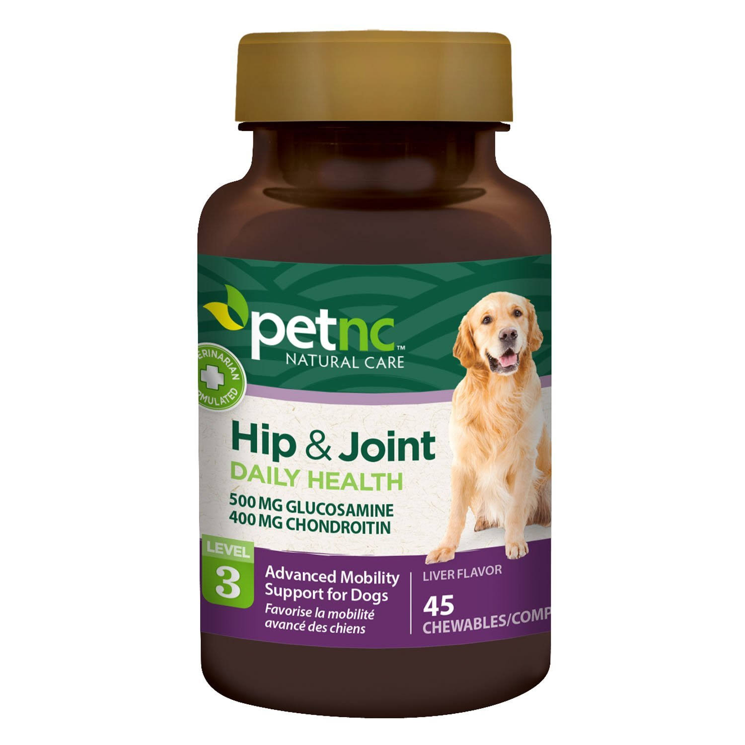 PetNC Natural Care Hip and Joint Health Advanced Dog Supplement - 45 Chewables