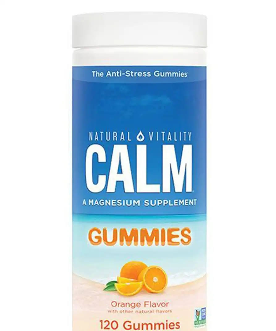 Natural Vitality Calm Gummies Orange Flavor - 120 Gummies