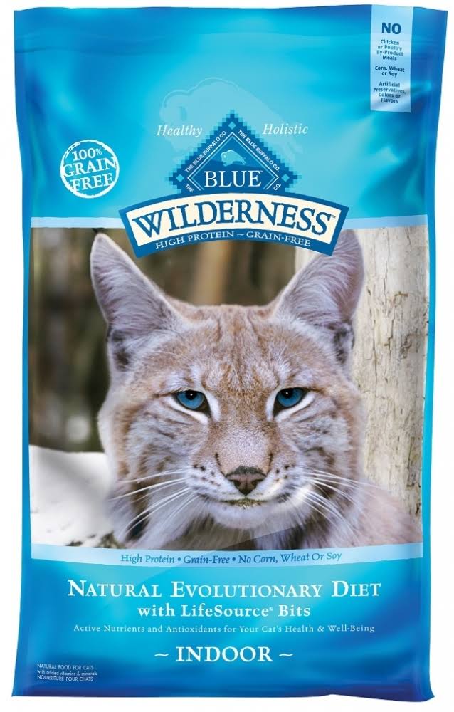Blue Buffalo Wilderness Adult Indoor Cat Dry Food - Chicken, 5lb