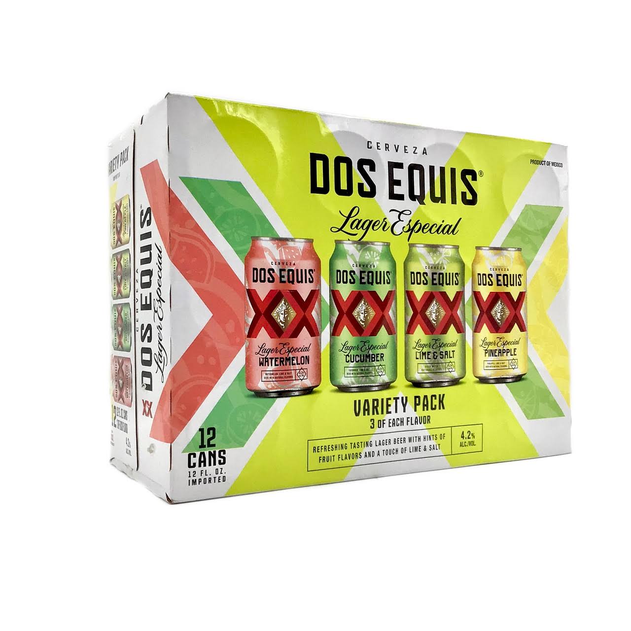 Dos Equis Beer, Lager Especial, Variety Pack - 12 pack, 12 fl oz cans