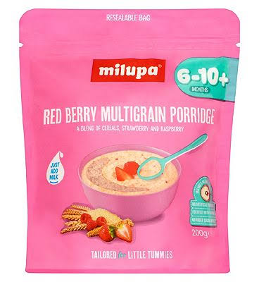 Milupa Red Berry Multigrain Porridge 6-10+ Months 200g