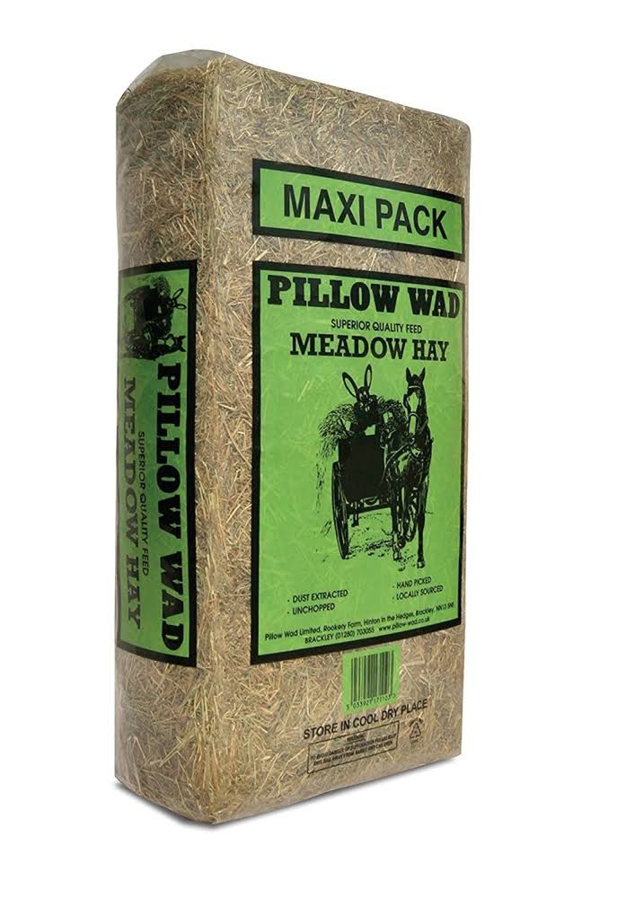 Pillow Wad Maxi Pack Small Animal Meadow Hay Bale - 3.75kg
