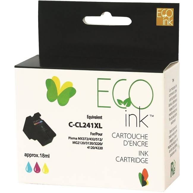 Canon CL-241 XL Reman Colour EcoInk with ink level