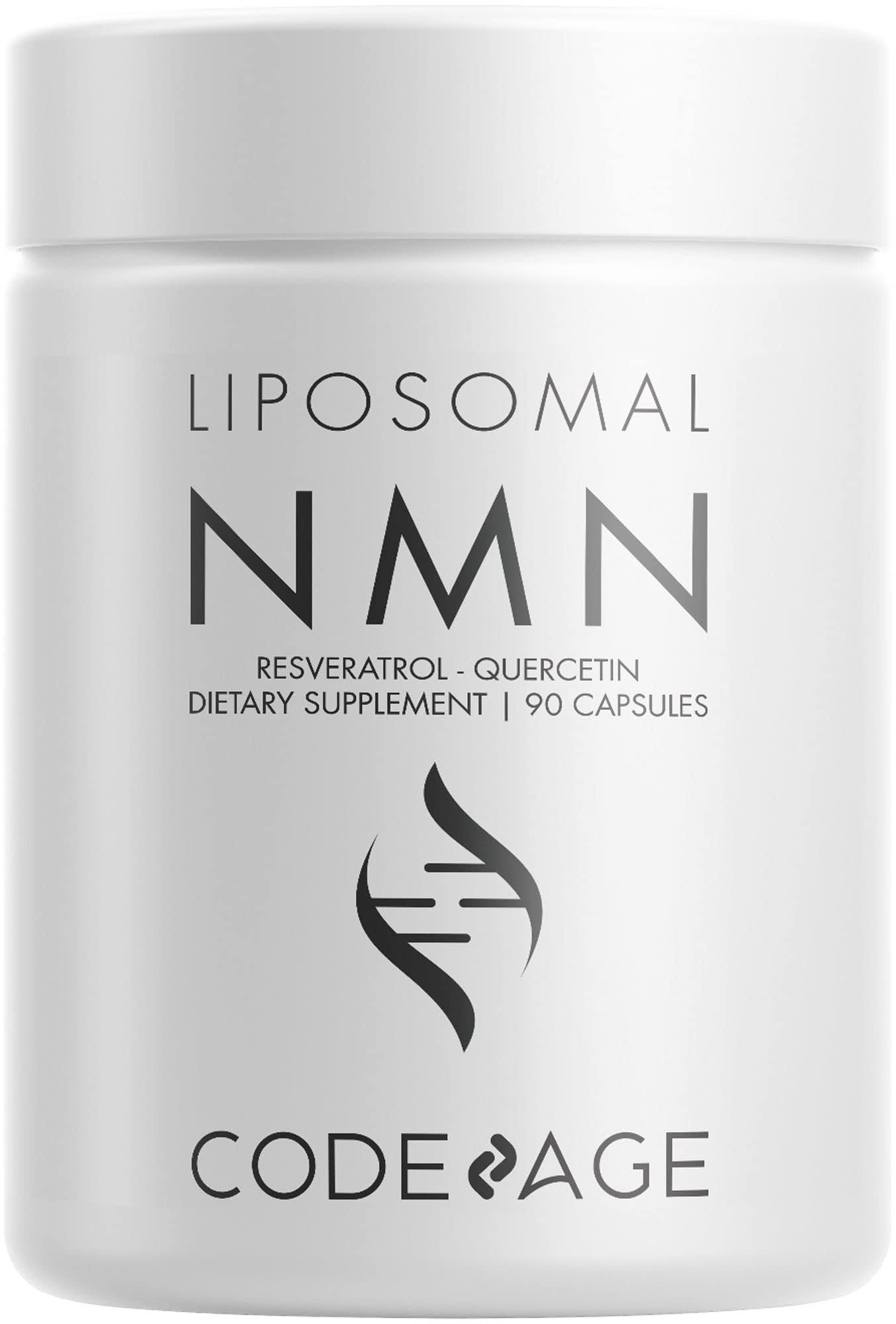 Codeage Liposomal NMN Resveratrol Quercetin 90 Capsules