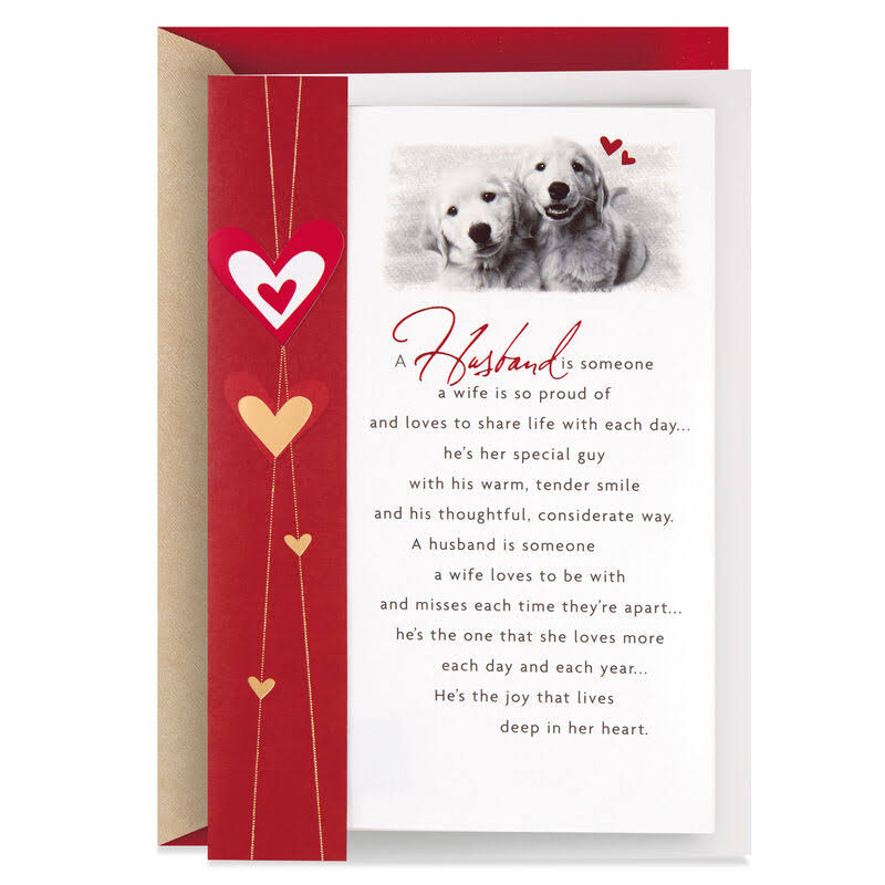 Hallmark Valentine's Day Card, Proud to Be Your Wife Valentine's Day Card for Husband