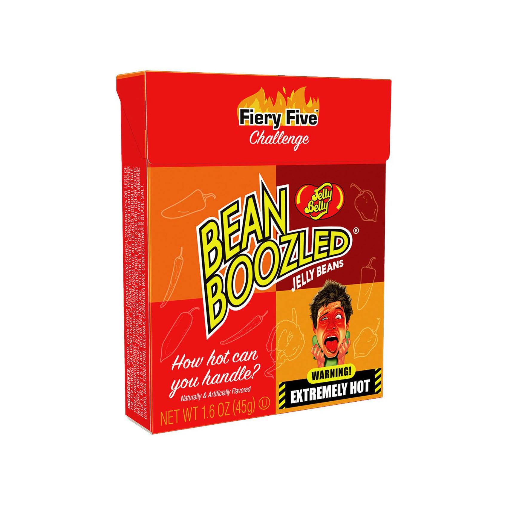 Jelly Belly Bean Boozled Jelly Beans, Fiery Five Challenge - 1.6 oz