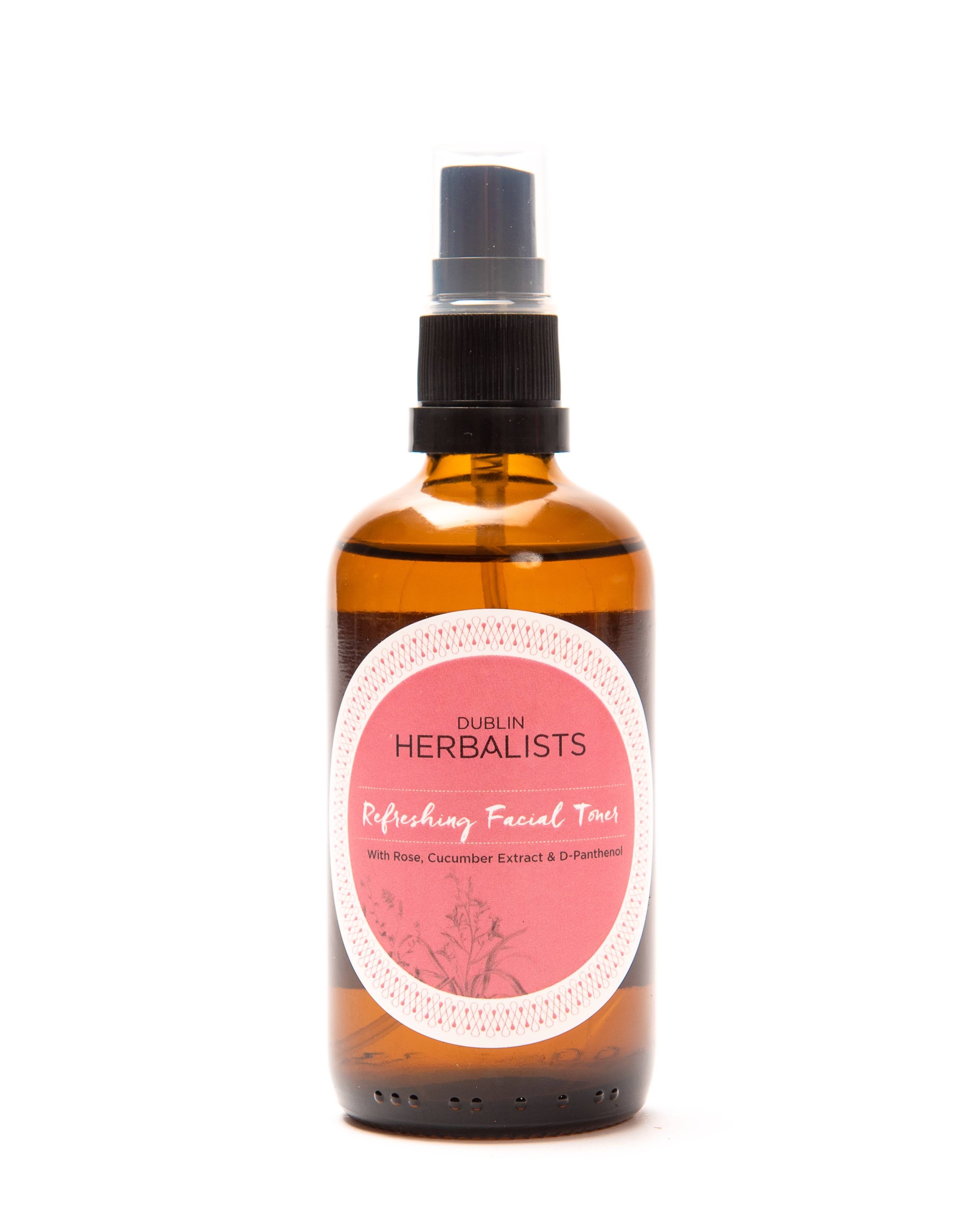 Dublin Herbalists Refreshing Facial Toner with Rose and Cucumber Extract