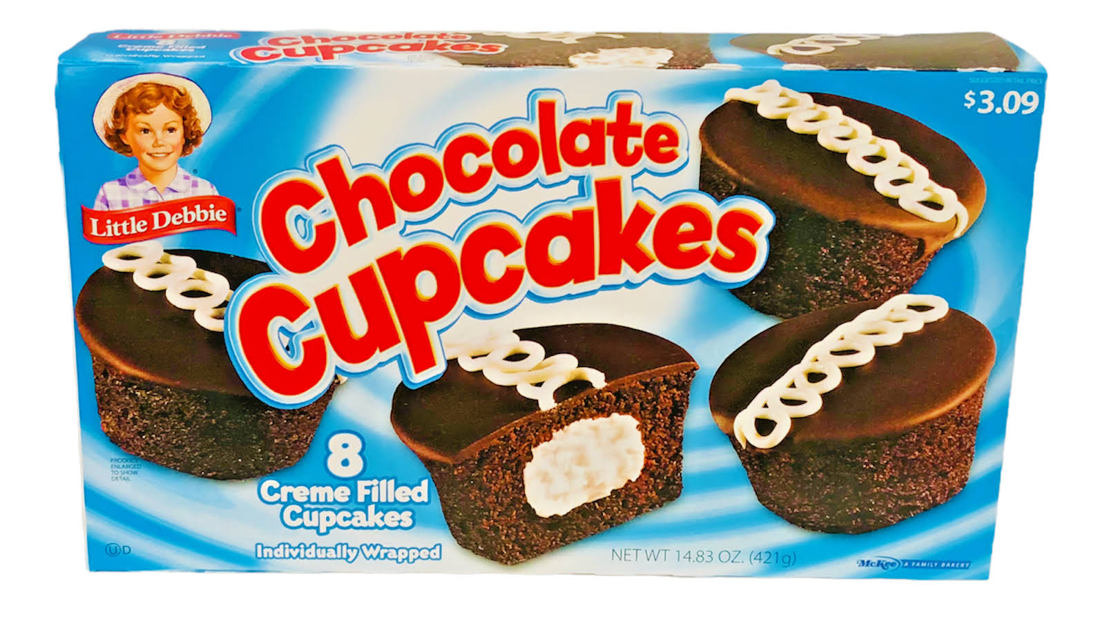 Little Debbie Chocolate Creme Filled Cupcakes - 8ct, 14.38oz