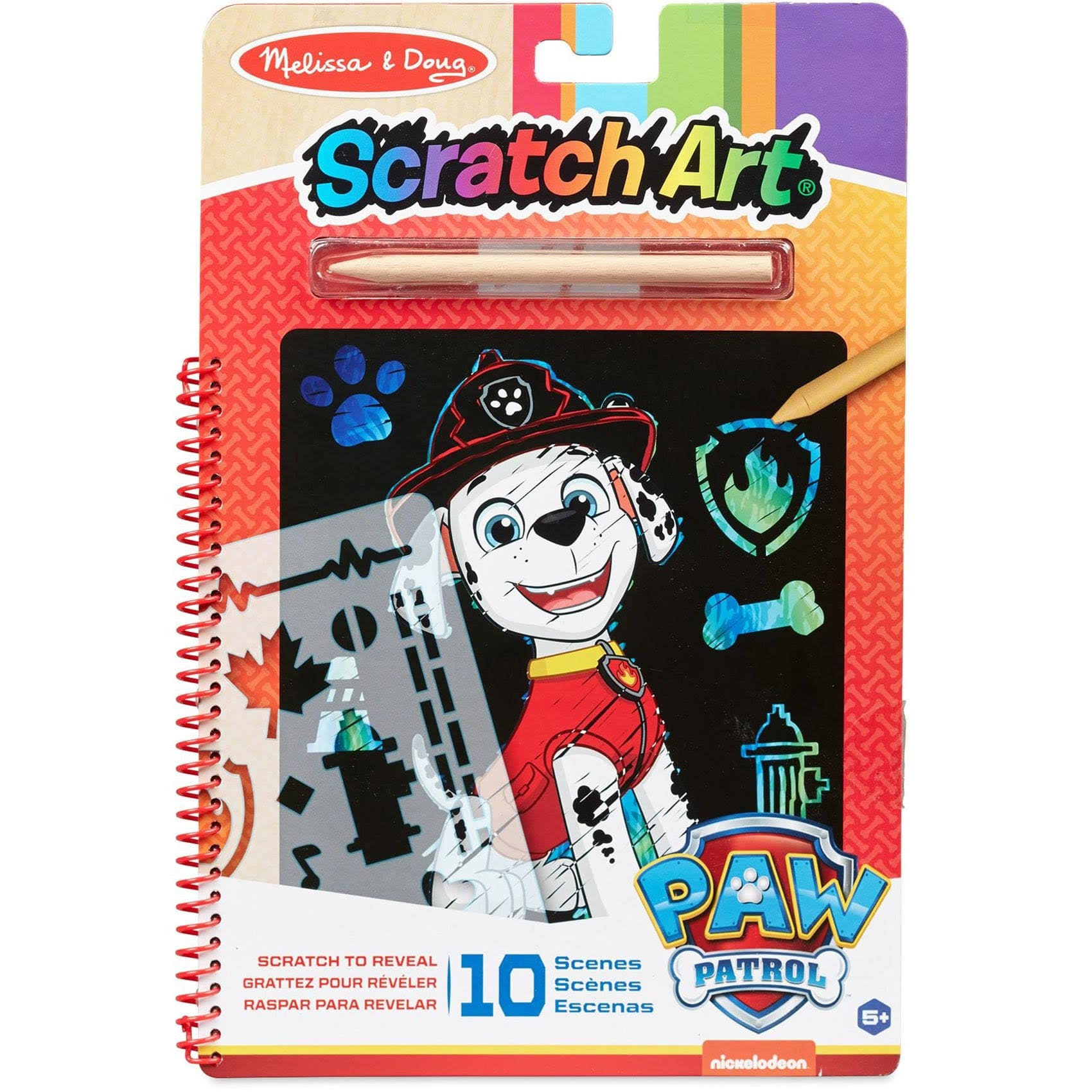 Paw Patrol Scratch Art Pad - Marshall