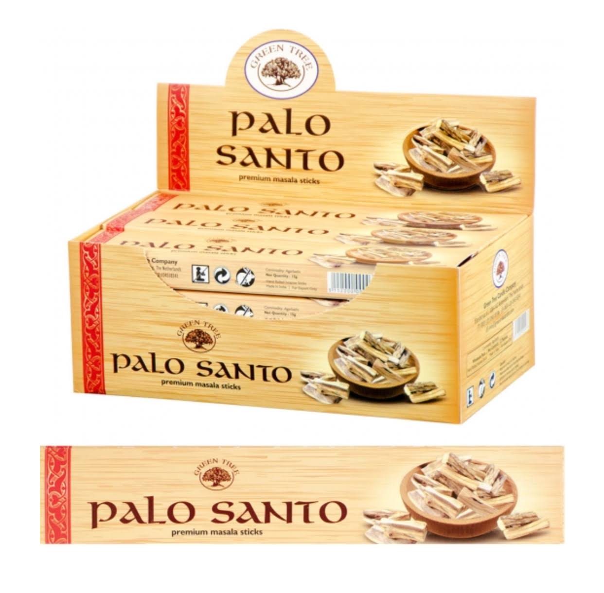 Palo Santo Premium Natural Incense Sticks - 1 Box (15g)